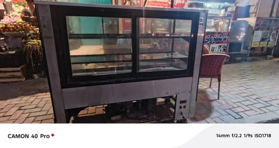 3 Bakery Chillers, Hotplate, Grill, Table, Frayer, & Other Equipments