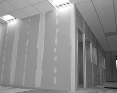 Gypsum board wall/cement board wall/gypsum board ceiling