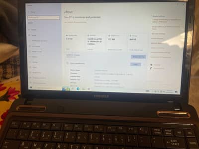 Toshiba i5 6GB 500HHD 2rd generation