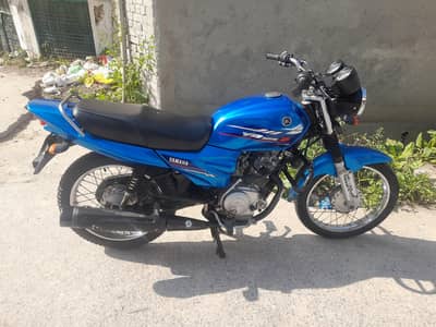 yamaha ybz 2020 self start 5 gear  blue ybz yamaha