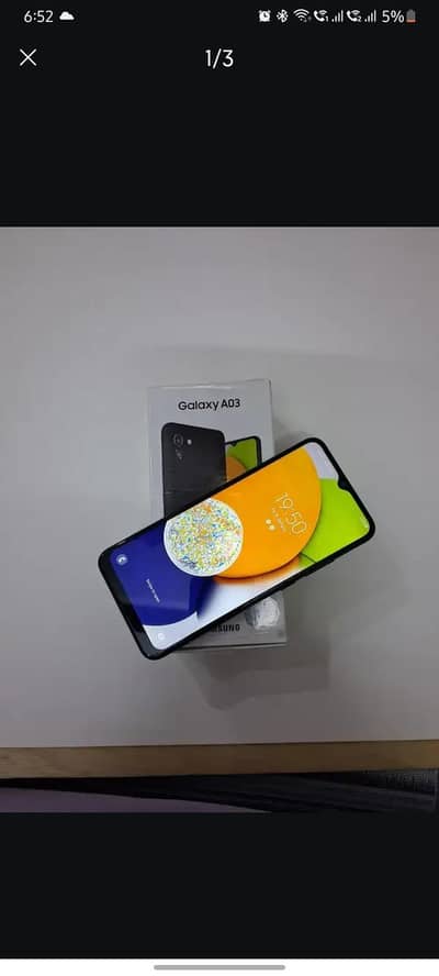 Samsung A03 Dual Officia PTA / with box and charger