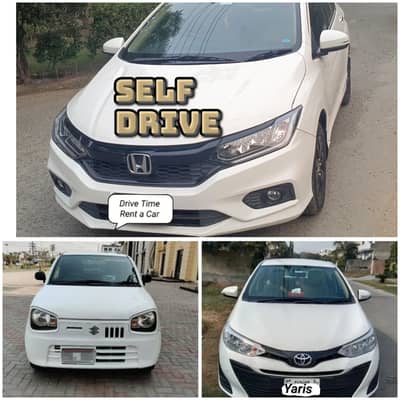 Rent a car / Car rental/ Self drive/ without driver/ Yaris/ Cultus