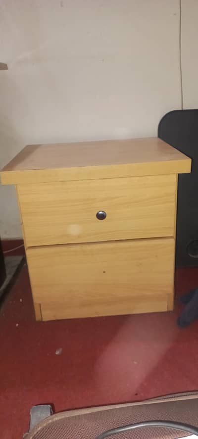 single side table with 2 draws