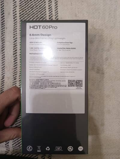 Infinix hot 60 pro box pack