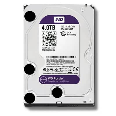 WD Purple 4TB Surveillance Hard Drive - SATA 3.5"  0312-0088714 Wtsapp
