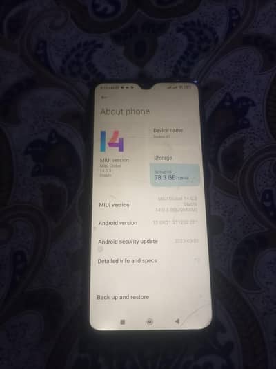 Redmi 9t 6/128 only mobile 03132424709 wats up