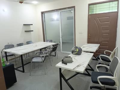6,Marla Beautiful Fist Floor Portion Available For Salient Office Use In Johar Town Near Expo Center