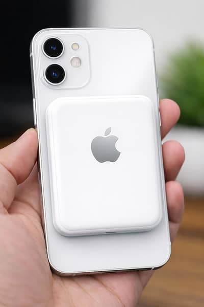 MagSafe Like Wireless Power Bank – Apple Logo | iPhone & Other Phones