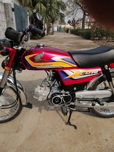 Honda CD 70 2025 model islamabad number