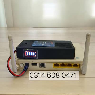 display battery indicate 12 volt router Power Bank 5,6,7 backup