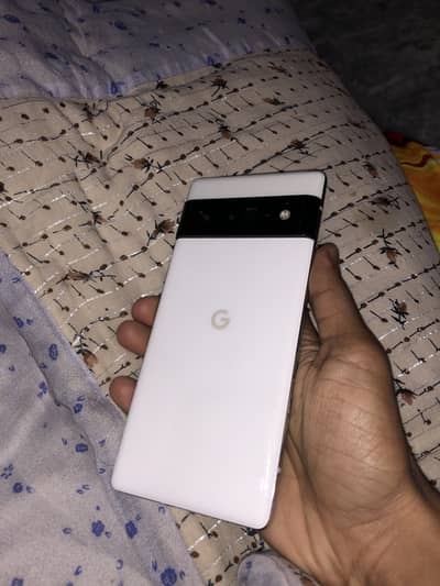 Exchange Google Pixel 6 pro 12/256 Duel Sim All ok In whiter color