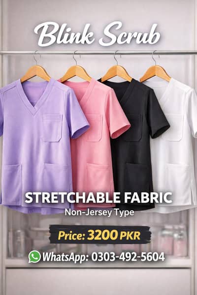 Stretchable Jersey Fabric | Premium Cotton | Uniform & Scrubs