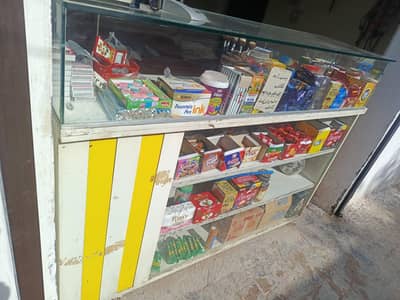 big size counter showcase double gillas khubsorat dizaine Lassani wood