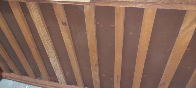 Two Single beds head and front made of Tali