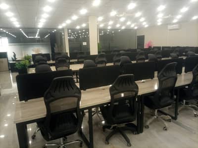 Vip Furnished Office for Rent in Gulberg Very Hot Location for (Call center + Software house + Marketing Office & Other Setup as You Want)