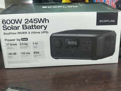 EcoFlow RIVER 3 – Smart UPS Power Backup