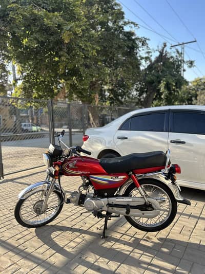Honda cd 70 2015 lush condition
