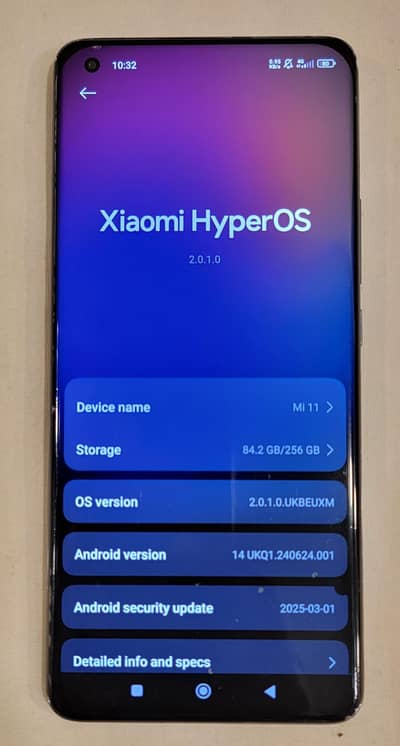 Mi 11 Black 256GB flagship Device