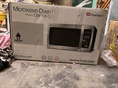  Brand New Dawlance Microwave Oven – Model DW-136G (Untouched) 