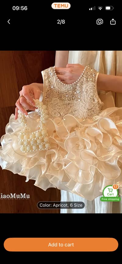 Imported frock for baby