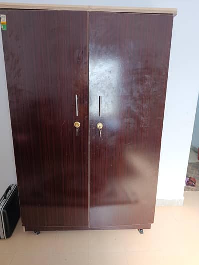brown cupboard with vast space
