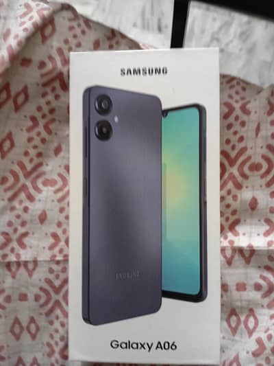 samsung A06 4 64 makamal box exchange posbl