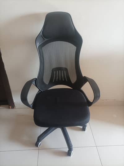Executive Office Chair with Large Office Table