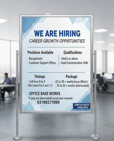 Female Receptionist and Customer Supporters