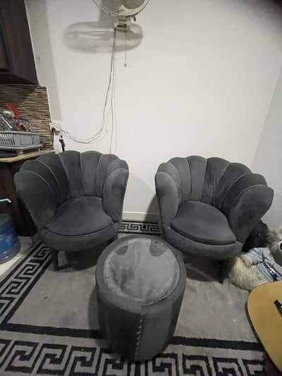 Coffee Chairs table with Rug