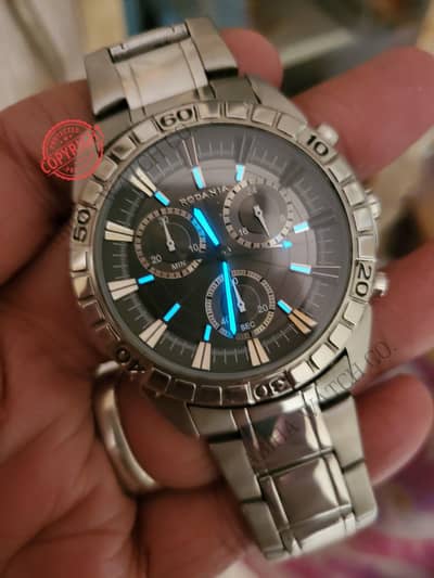 Rodania Switzerland   Superb gray dial globe Quartz. 40mm Dial.