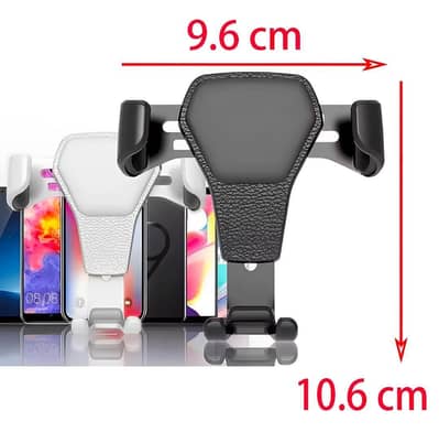 Universal Gravity Car Air Vent Phone Holder - Durable Plastic Body