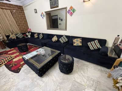 11 Seater L shaped Sofa