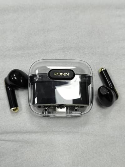 RONIN SNAP EARBUDS | BLACK AND GOLD