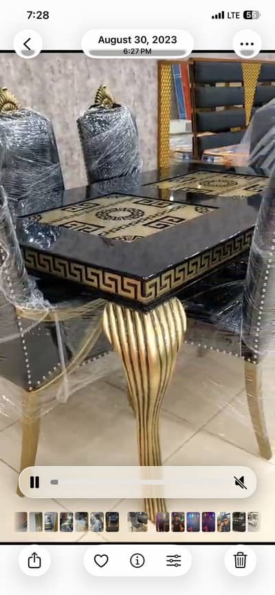 Brand new Dining table with six chairs