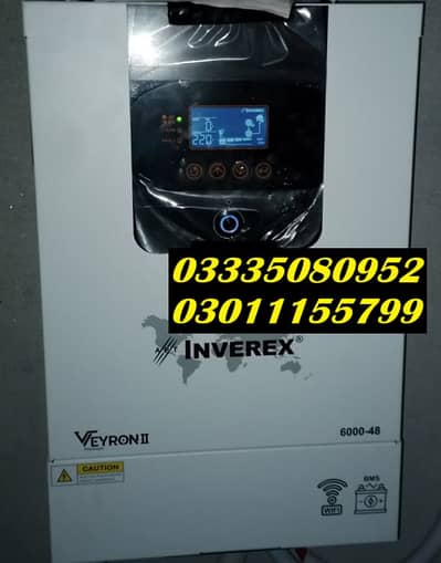 Inverex Veyron II 6 KVA 6000W-48V HYBRID Solar INVERTER - 4 Month USED