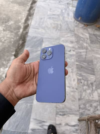 Iphone 14 pro max 256gb foctory unlock non pta deep purple