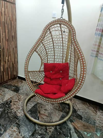 jhula available with cushions almost new