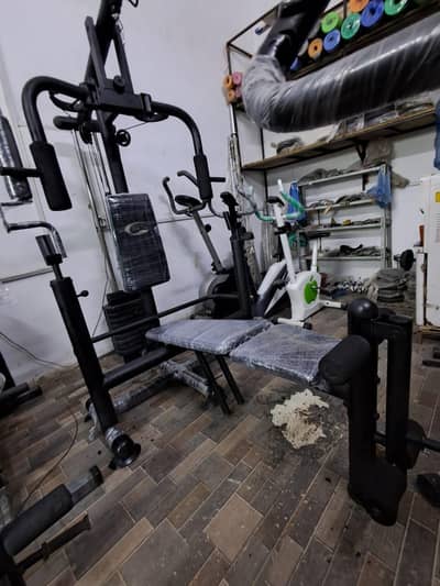 Exercise ( Home gym bench  multiple exercises)