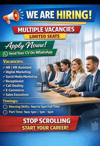 only for Karachi hiring