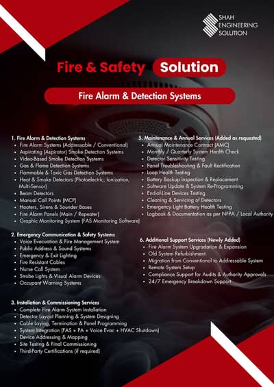 Fire alarm | Fire protection | CCTV & security surveillance and more