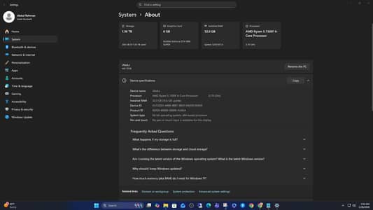 Gaming Pc | Ryzen 5 7500F | GTX 1660 Super 6GB | 32 GB DDR5