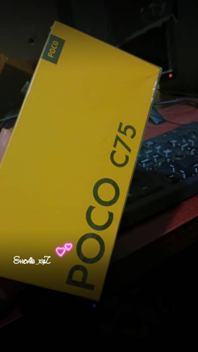 Poco C75 in new condition
