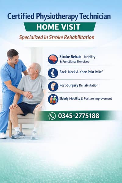 Physiotherapy Technician – Home Visit | Stroke Rehab