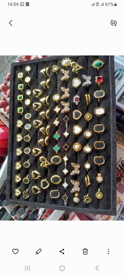 branded stainless Steel Rings