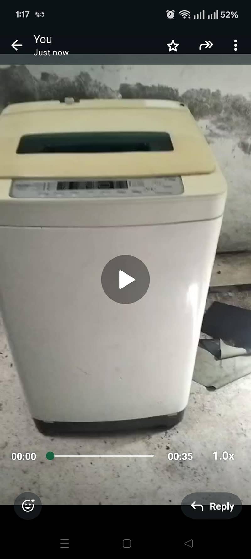 automatic washing machine 1
