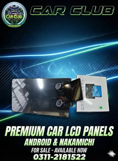 Car Android Panels & LCD Panels for Toyota,Suzuki ,Honda in Best Price