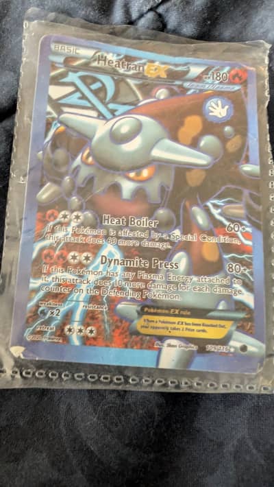 Heatran-EX (109/116) from the Plasma Freeze Pokémon Trading Game