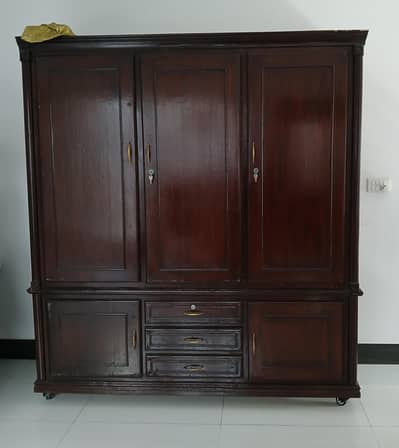 Wooden Almari with tyres