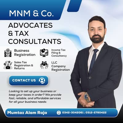 Income Tax Return,Wakeel,Tax Consultant, FBR, Filer, NTN, SECP Busines