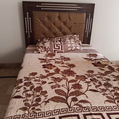 single bed and medicated foam